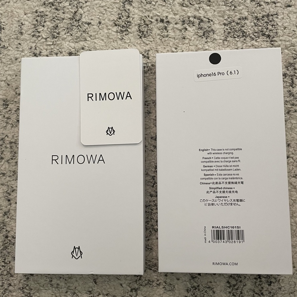 RIMOWA Black iPhone 16 Pro Case